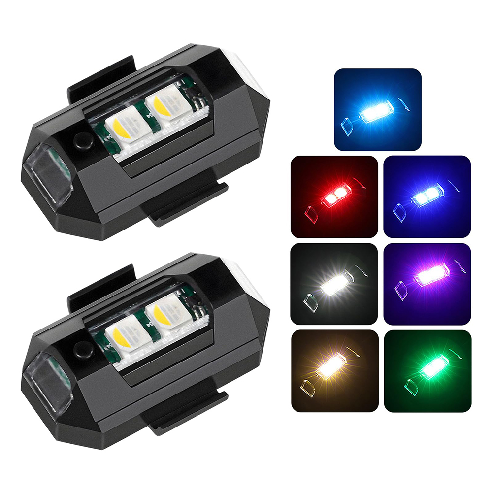 Drone Beacon Light - 2 uds Mini luces LED estroboscópicas