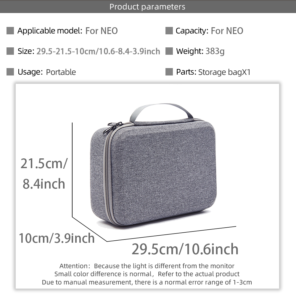 Bolsa de almacenamiento a prue - Drone Controller Hood reseña y precio