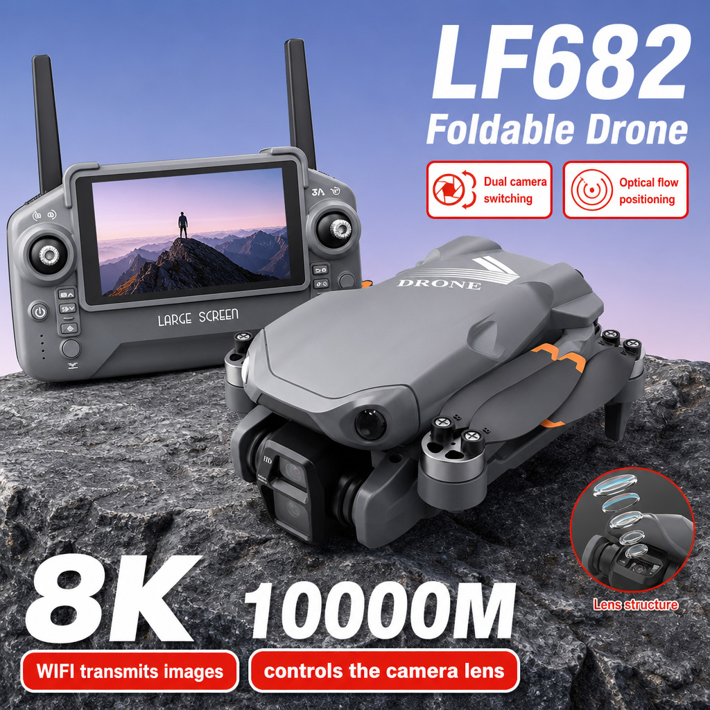 Dron Aéreo LF682 con Cámaras D - Drone Battery Charger reseña y precio