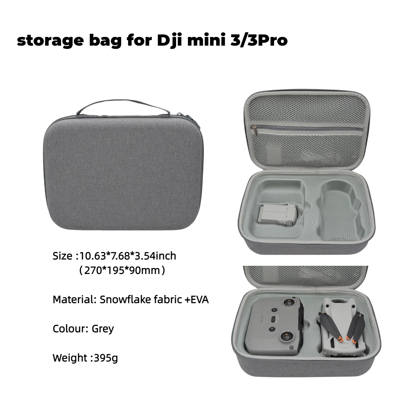 Bolsa dura de EVA para Dron DJ - Drone Controller Hood reseña y precio