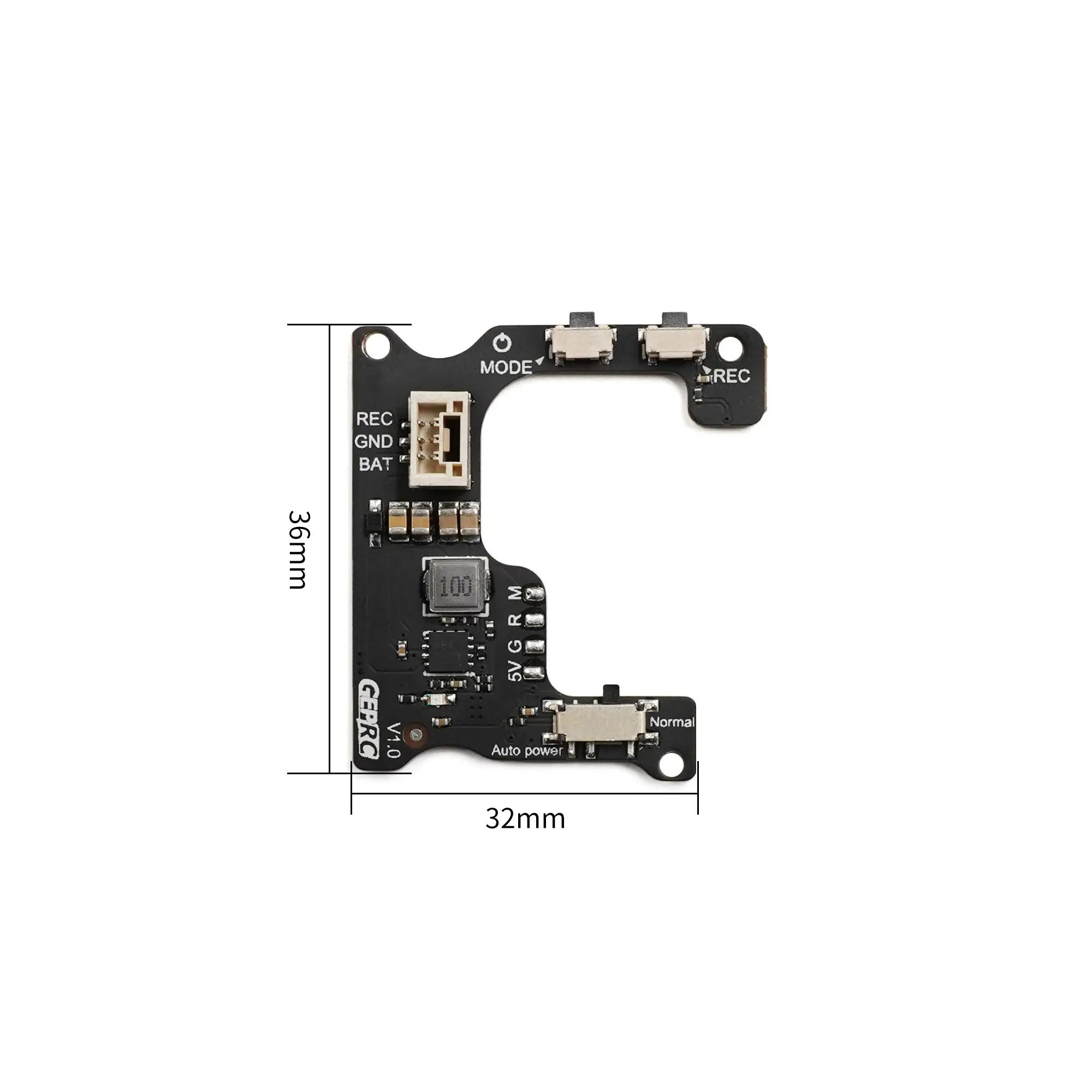 Estuche desnudo GEPRC con plac - Drone Controller Hood reseña y precio
