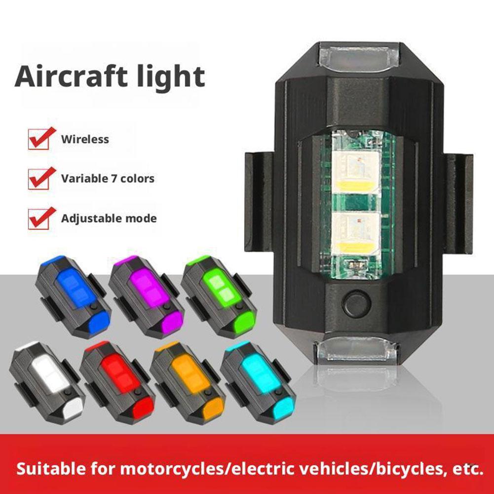 2 uds Mini luces LED estrobosc - Drone Beacon Light reseña y precio